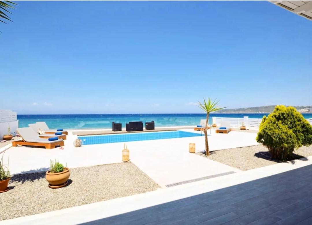 Vaso Beach Front Villa Ialysos  Dış mekan fotoğraf
