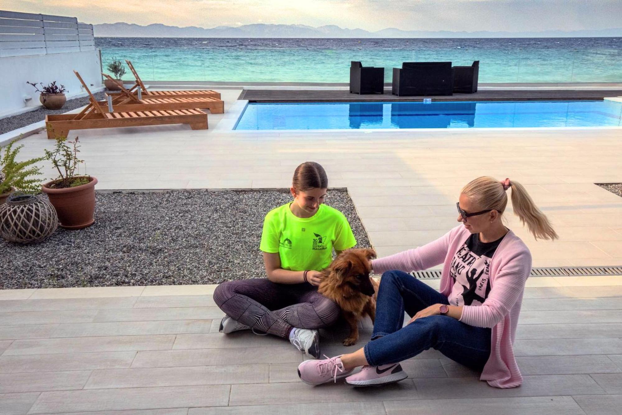 Vaso Beach Front Villa Ialysos  Dış mekan fotoğraf