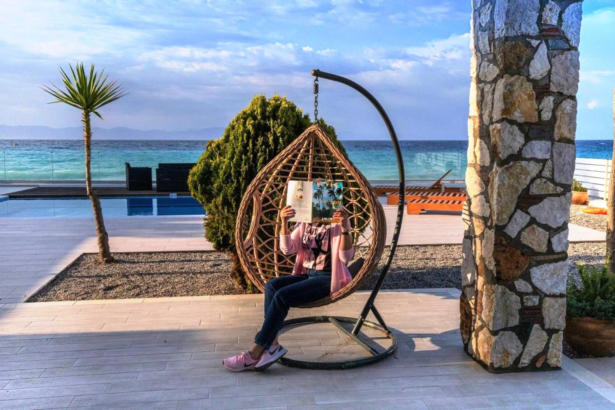 Vaso Beach Front Villa Ialysos  Dış mekan fotoğraf